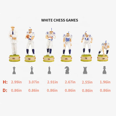 Football Fury Chess Set