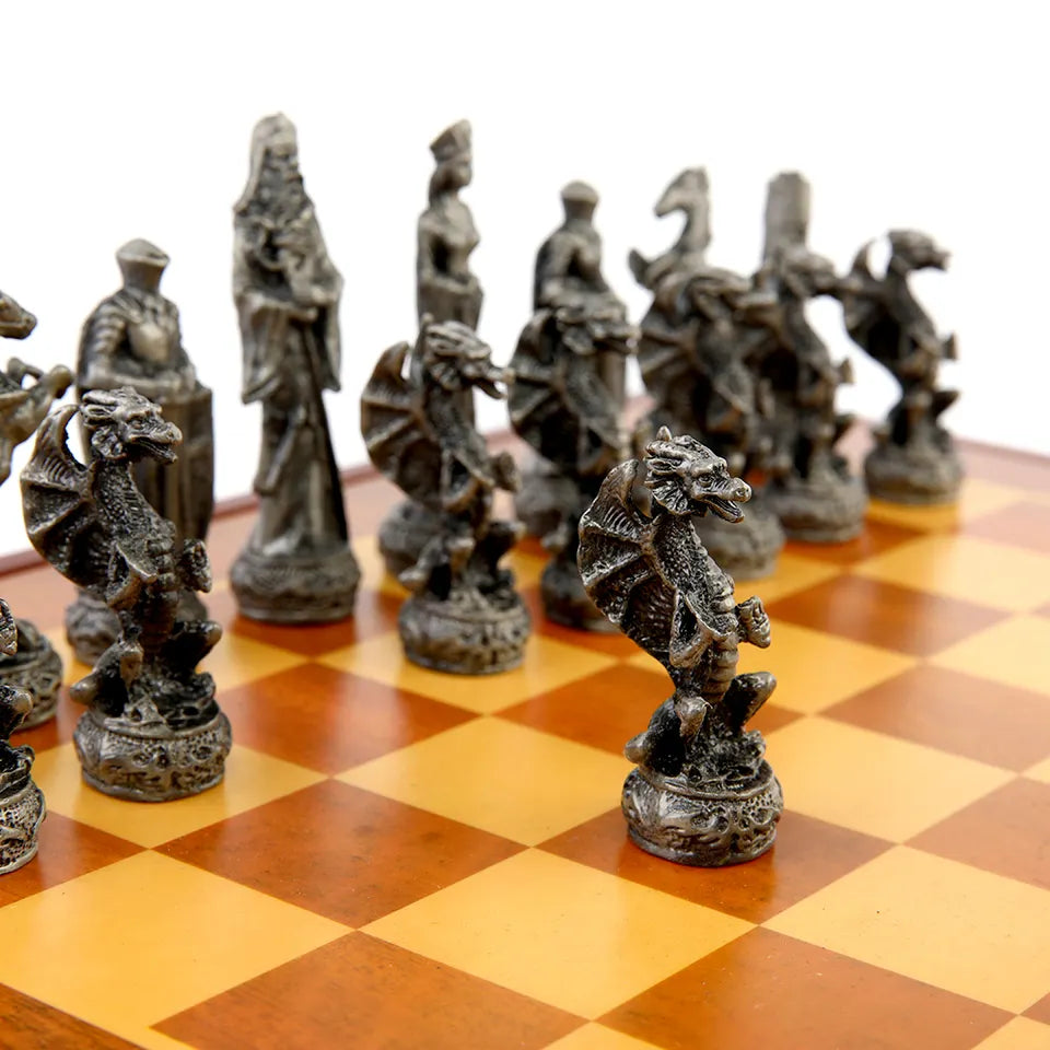 Ironscale Dragons Chess Set