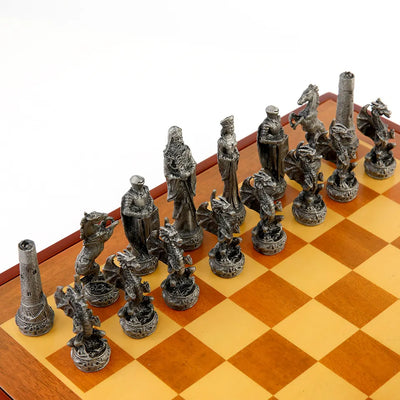 Ironscale Dragons Chess Set